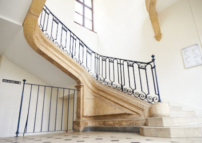 rénovation hall escalier