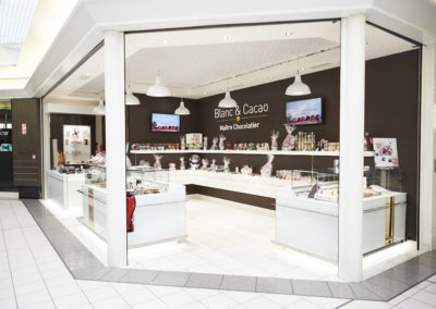 peinture blanche boutique cacao chocolatier